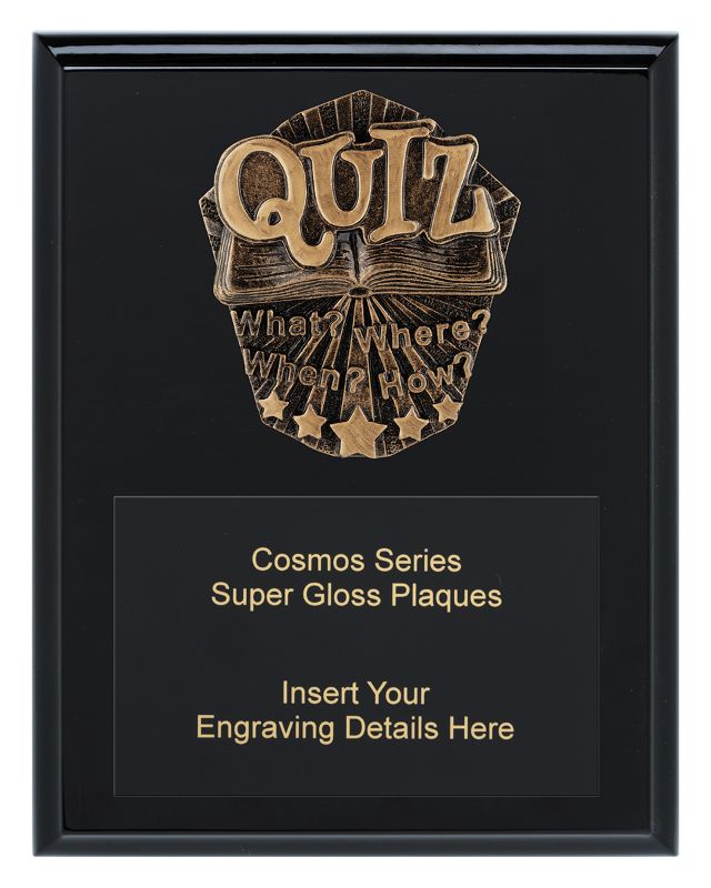 CRK706C Cosmos Super Plaque Quiz 25cm