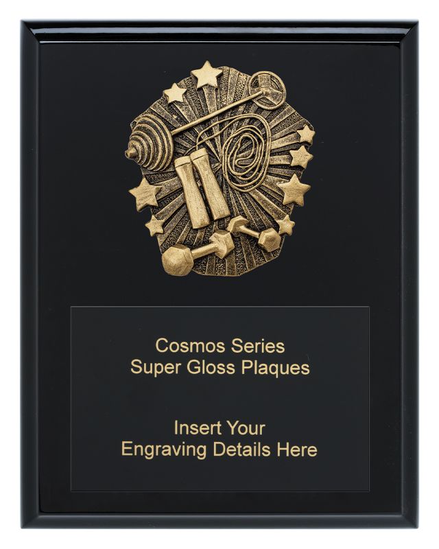 CRK762B Cosmos Super Plaque Fitness 22.5cm