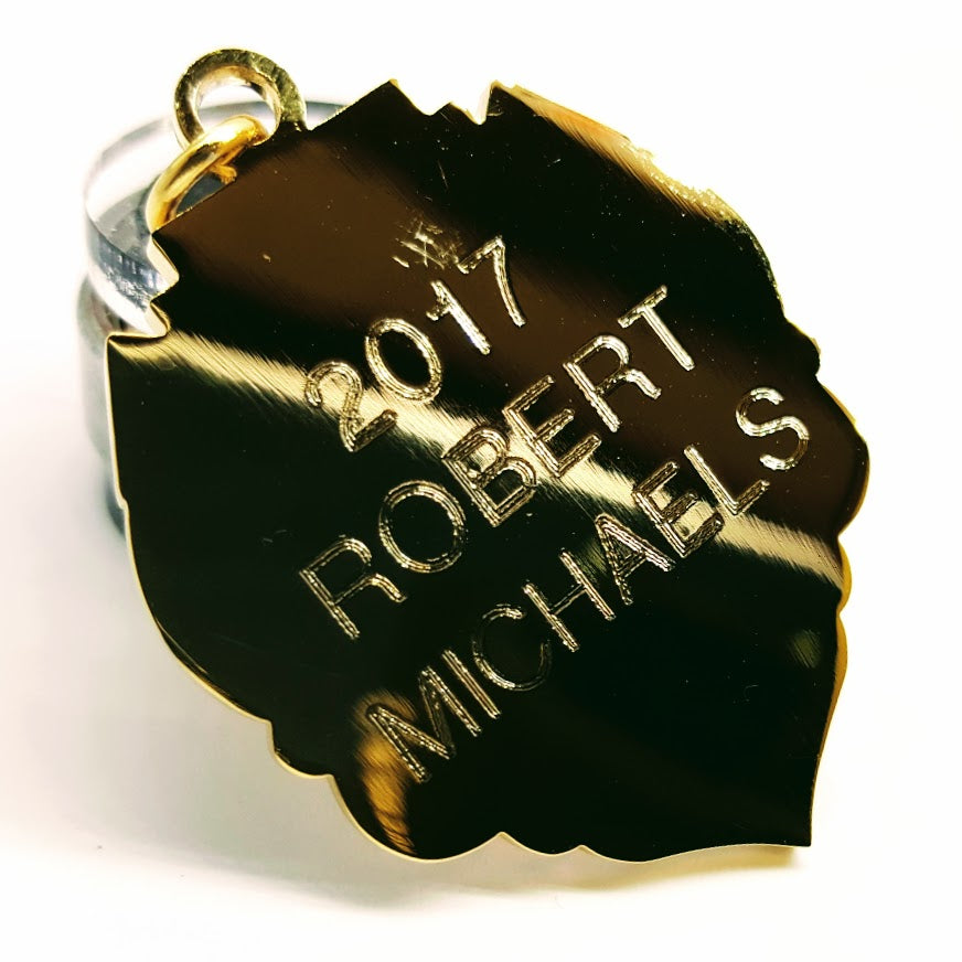 LMB Black Life Member Badge 5cm
