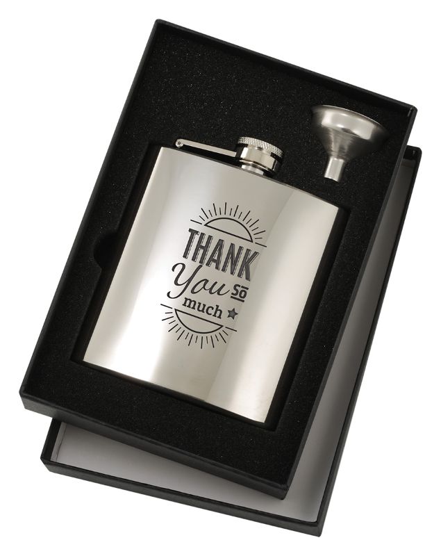 FSK11 Stainless Steel Flask Gift Set 6oz