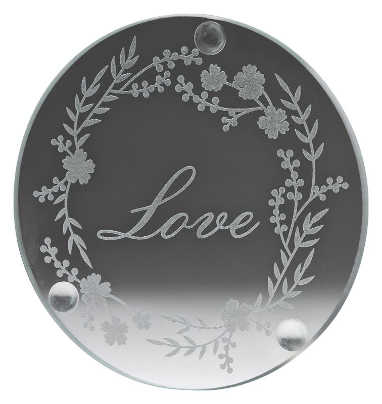 GC100 Glass Coaster Circle 10cm