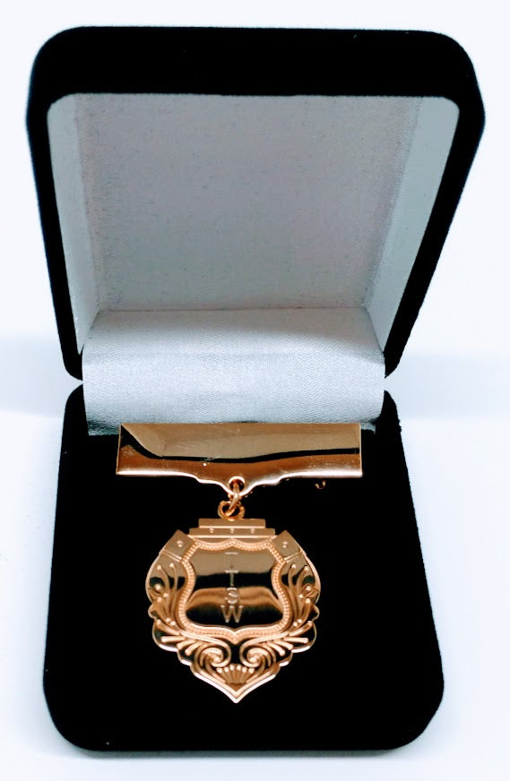 LMB Gold Life Member Badge 5cm
