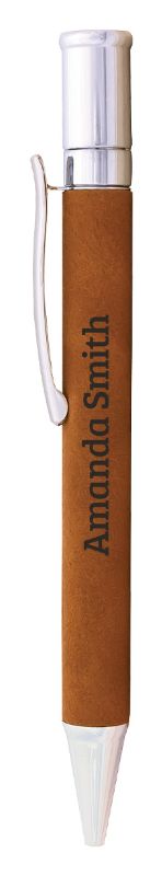 LEP01 Leatherette Single Pen 13cm