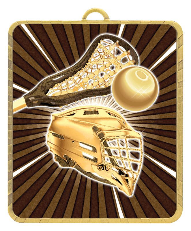 LM063G Lynx Medal Lacrosse 7.5cm