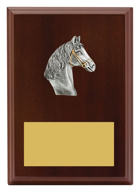 LPF435B Plaque Peak Horse 17.5cm
