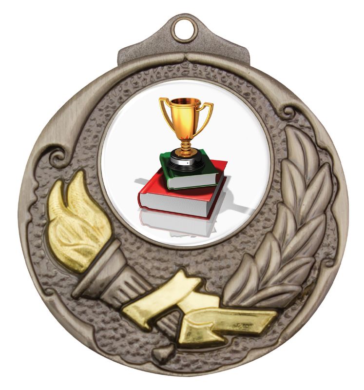 M411S-C051 Academic Medal Silver 5.2cm