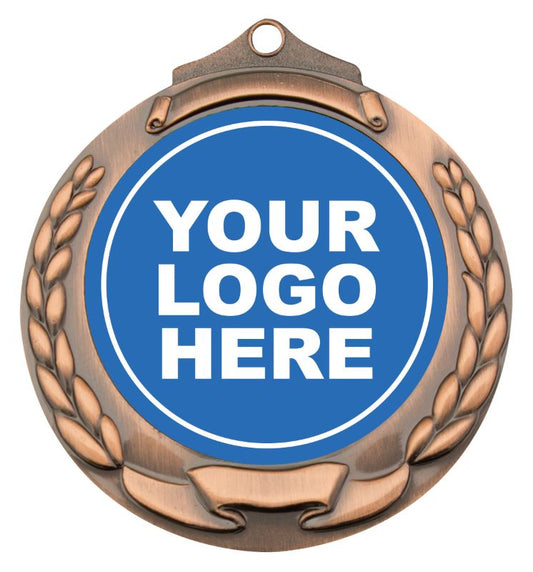 M862B Banner Wreath Insert Medal Bronze 7cm