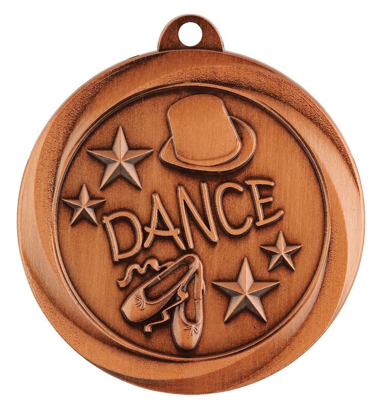 ME932B Dance Econo Medal Bronze 5cm