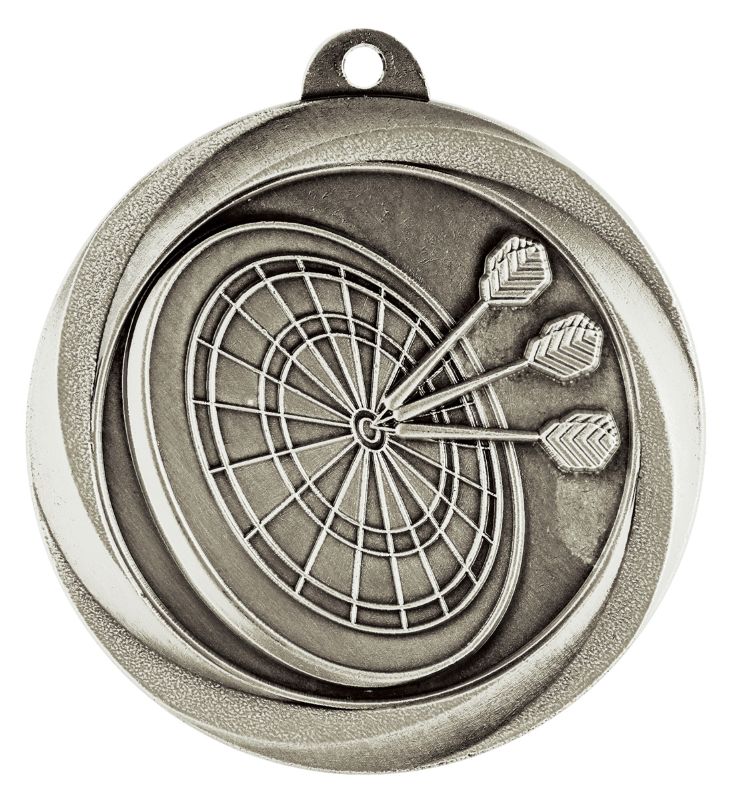 ME938S Darts Econo Medal Silver 5cm