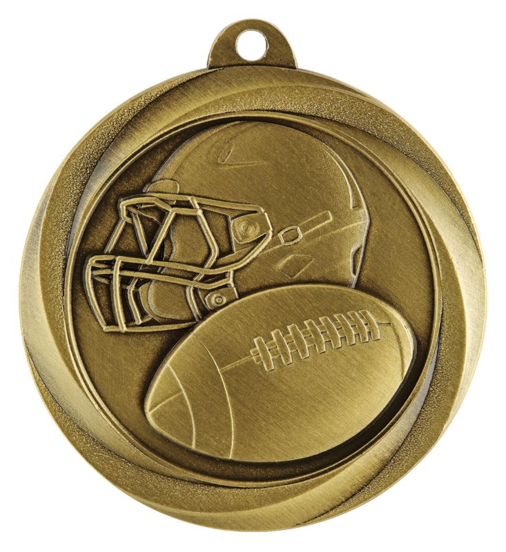 ME955G American Football Econo Medal Gold 5cm