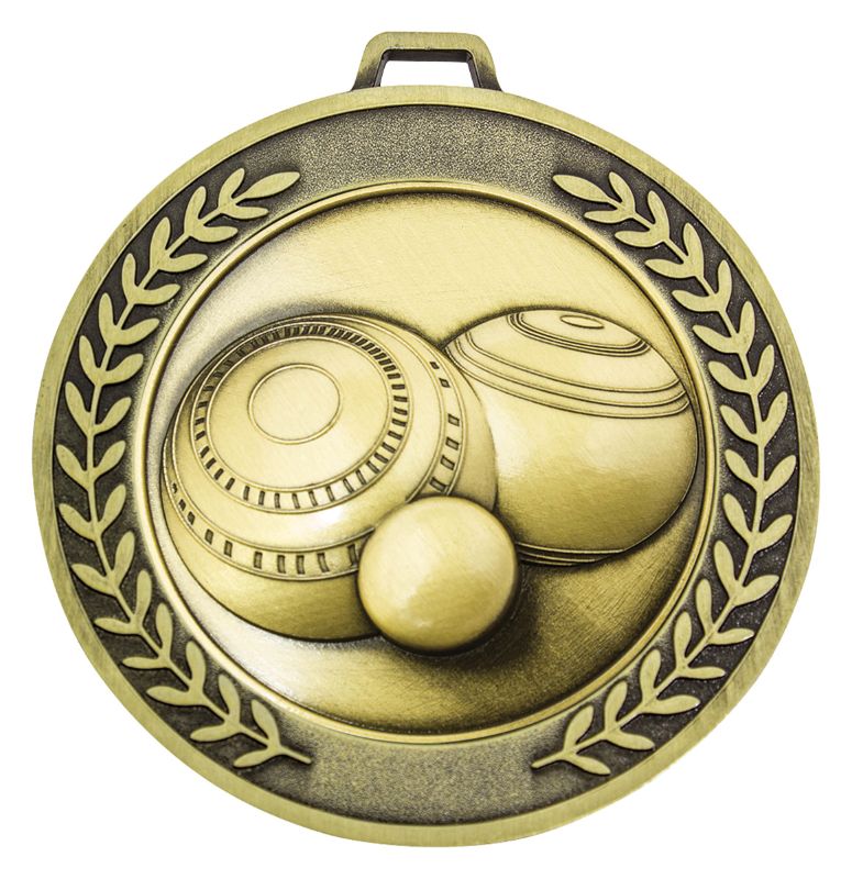 MMJ583G Prestige Bowls Gold Medal 7cm