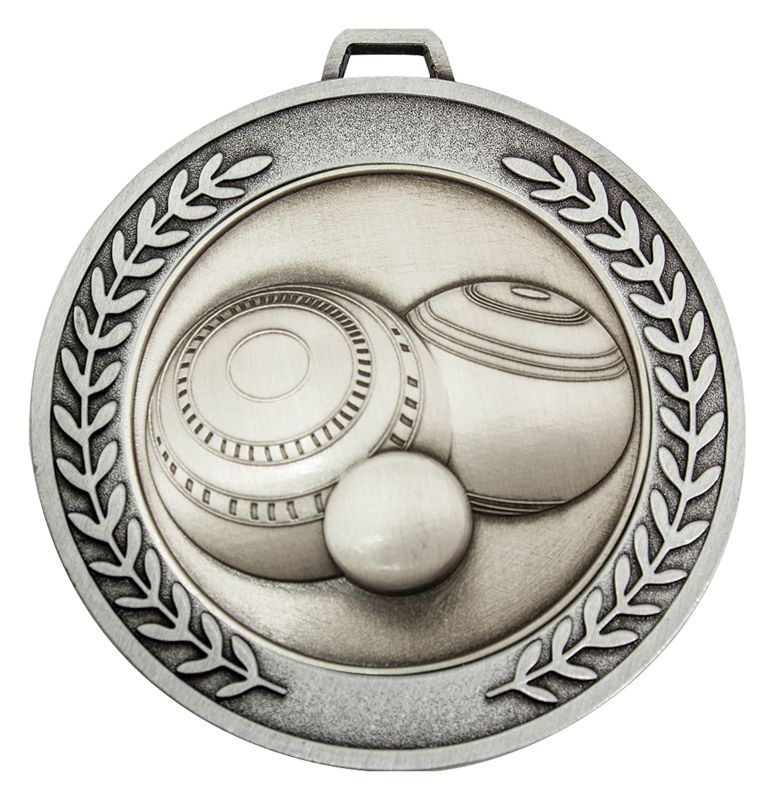 MMJ583S Prestige Bowls Silver Medal 7cm