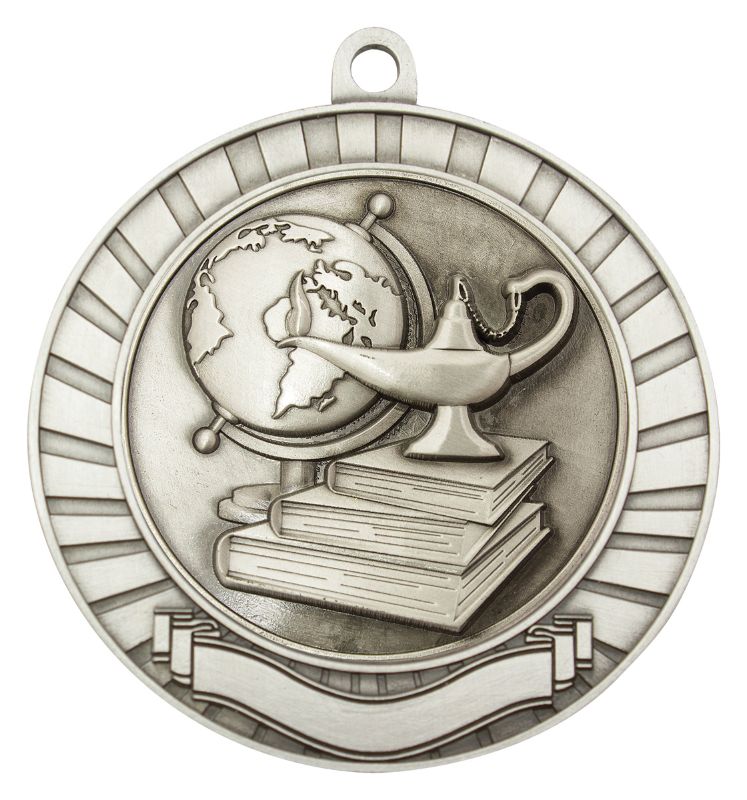 MMY205S Eco Scroll Academic Silver 7cm