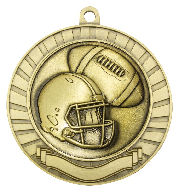 MMY255G Eco Scroll Gridiron Gold 7cm