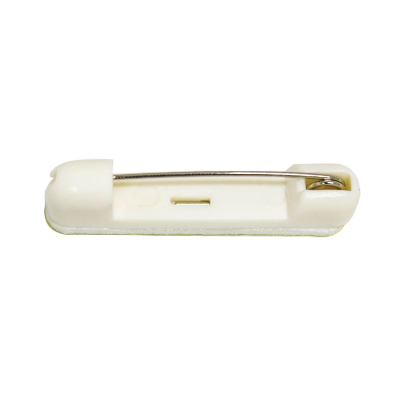 PN37 White Badge Pin 3.7cm