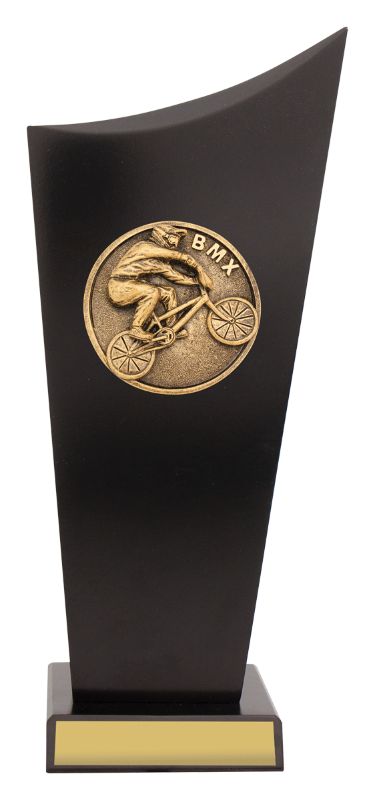 SK507C BMX Black Timber Spartan Crest 27cm