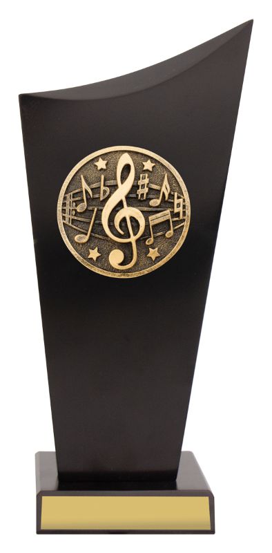 SK521B Music Black Timber Spartan Crest 24.5cm