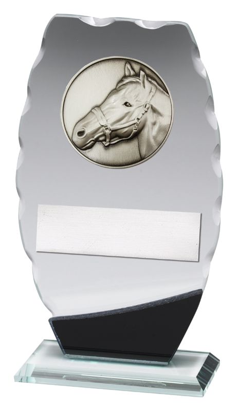 WM735A Clipped Oval Horse 17cm