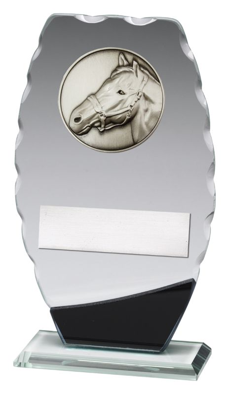 WM735B Clipped Oval Horse 19cm
