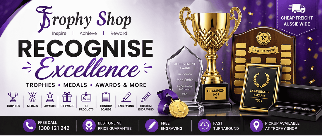 The Complete Guide to Trophies, Awards, Medals & Custom Engraving in Australia