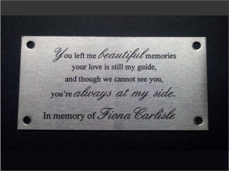 Engraving - Stainless Steel Plates