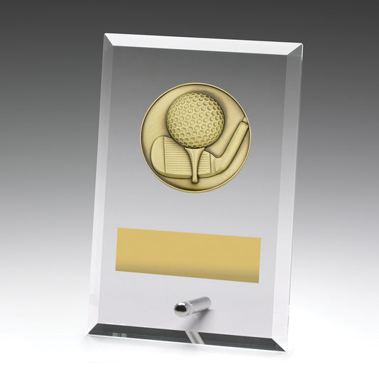 DY117 Glass Plaques - Golf