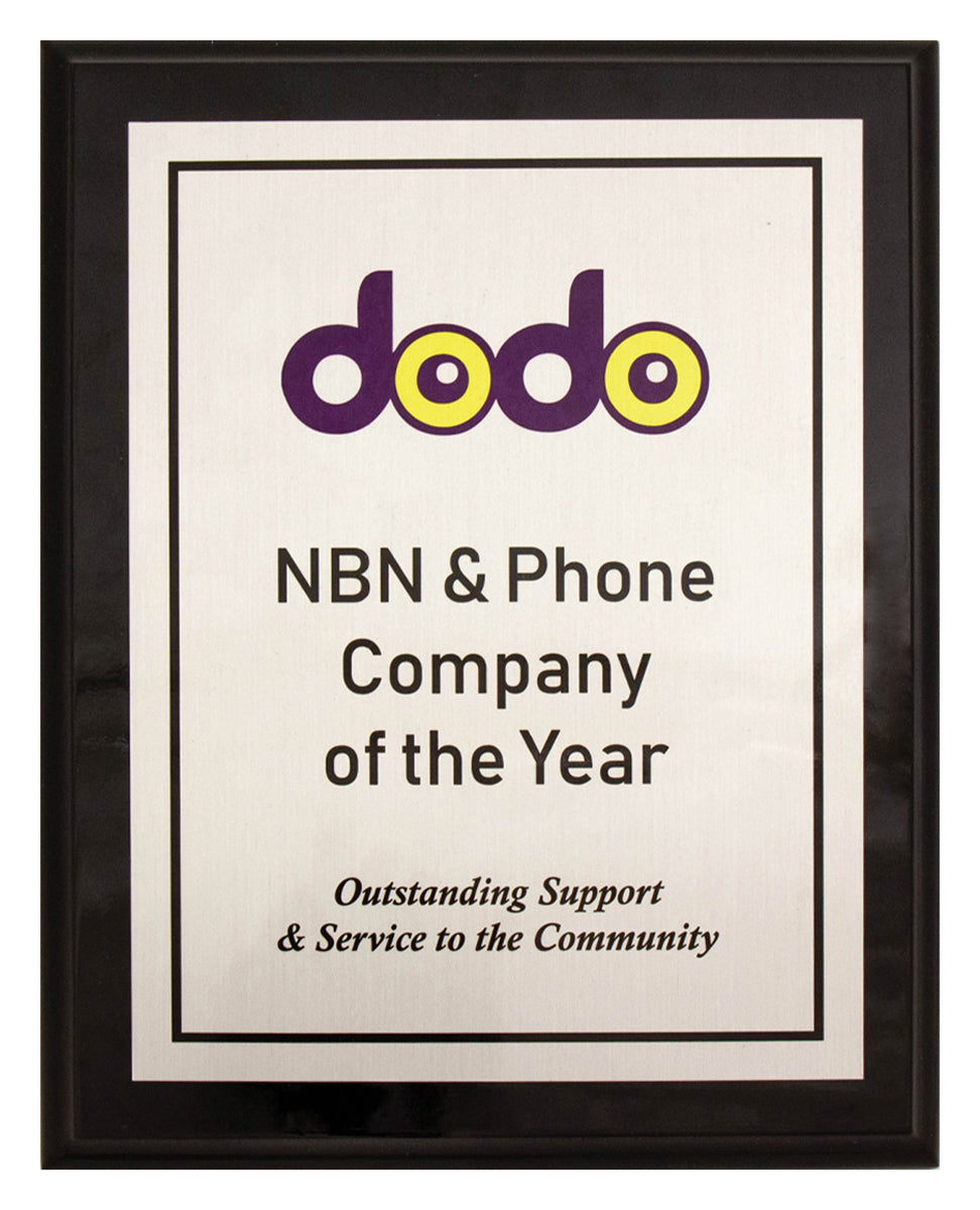 PLC802 Colour Plaque - Silver