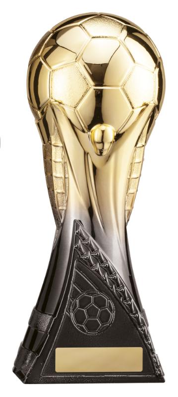 1009-9BKGC Qatar 22 World Football Trophy 22cm