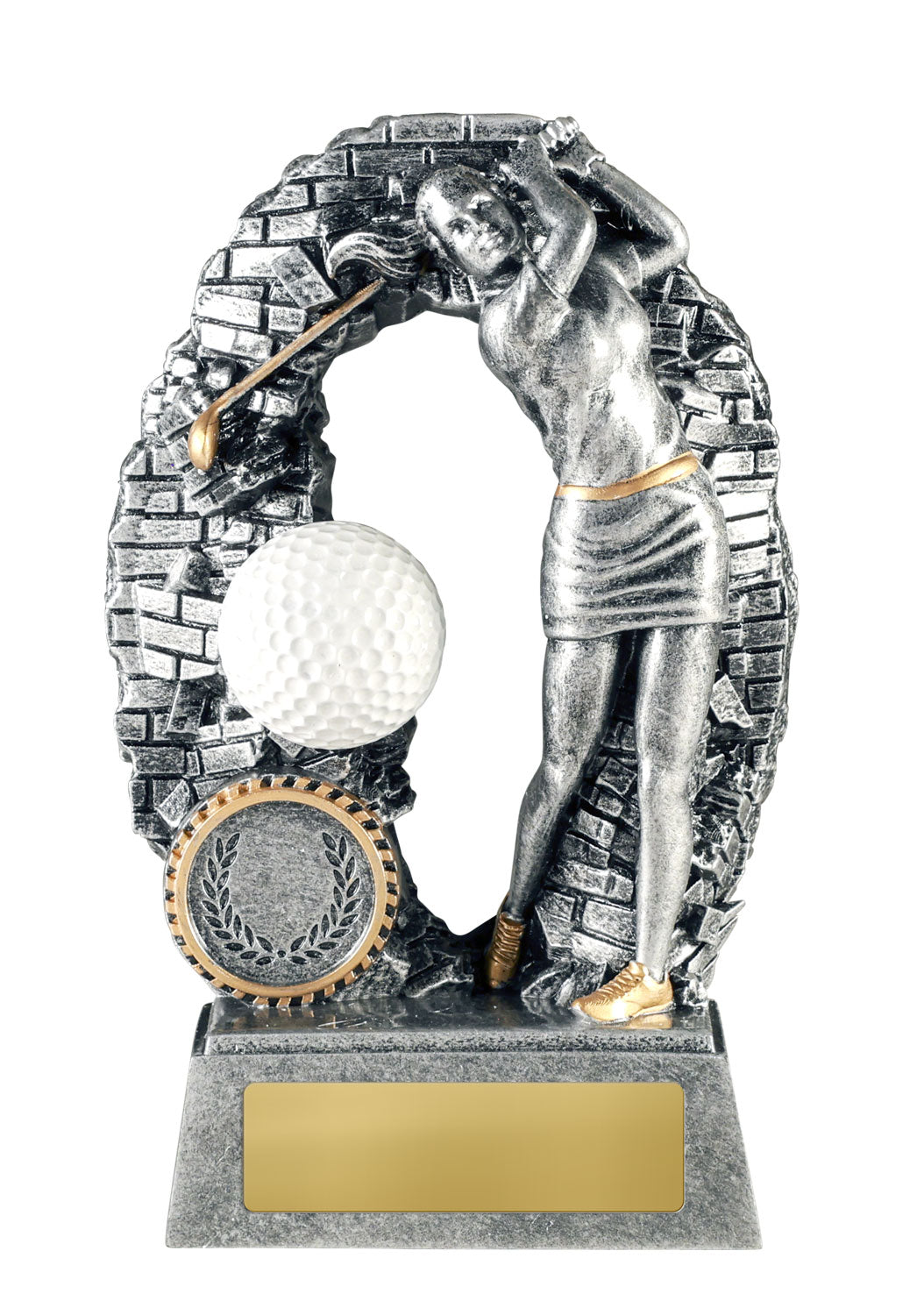 1010-10FC Breaking Down Barriers-Golf Female