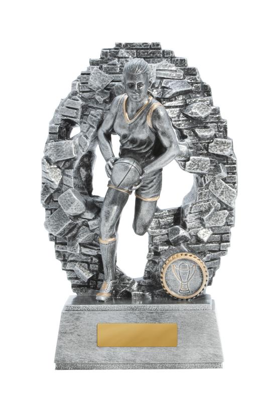 1010-3FD Breaking Down Barriers-Aussie Rules Female 23cm