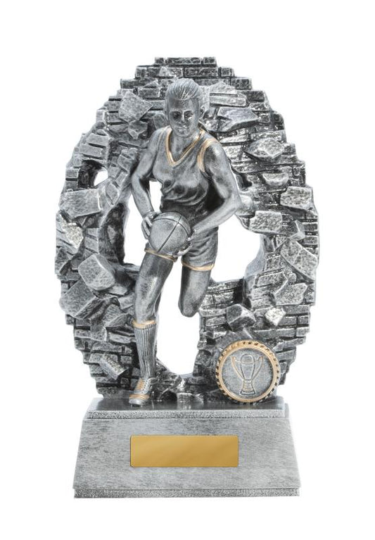 1010-3FD Breaking Down Barriers-Aussie Rules Female 23cm