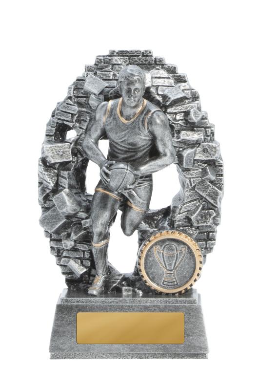 1010-3MB Breaking Down Barriers-Aussie Rules Male 16cm