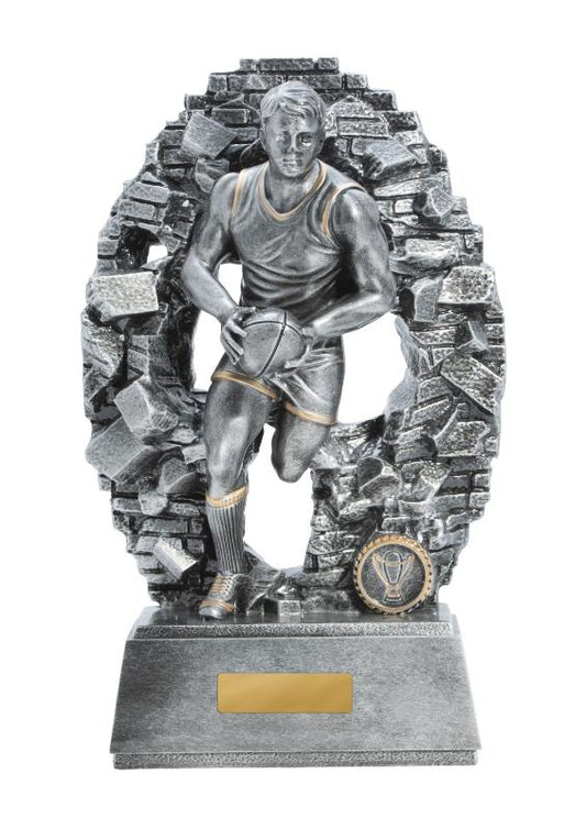 1010-3MF Breaking Down Barriers-Aussie Rules Male 30cm
