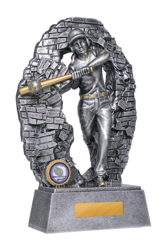 1010-5FC Breaking Down Barriers-Baseball Female 16cm