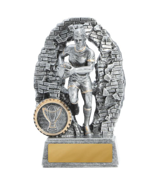 1010-6FA Breaking Down Barriers-Rugby Female 13cm