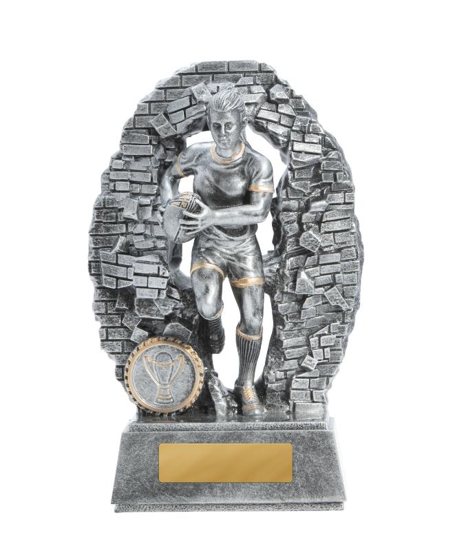 1010-6FC Breaking Down Barriers-Rugby Female 19cm