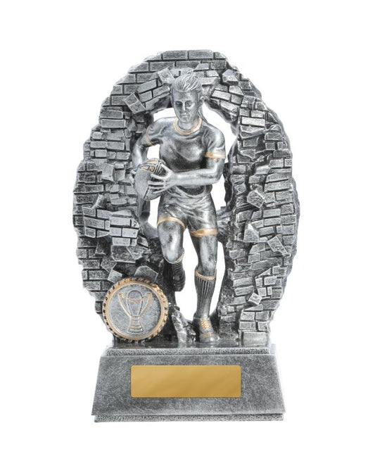 1010-6FC Breaking Down Barriers-Rugby Female 19cm