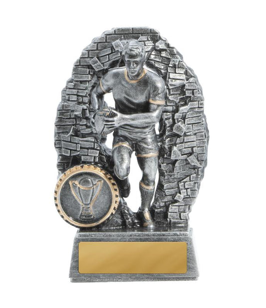 1010-6MA Breaking Down Barriers-Rugby Male 13cm
