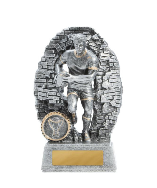 1010-6MB Breaking Down Barriers-Rugby Male 16cm