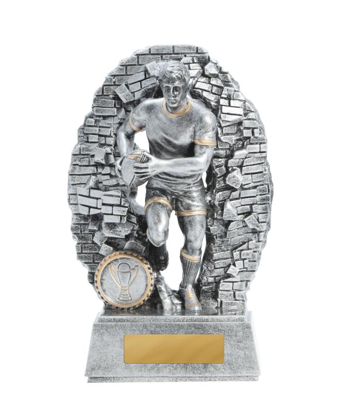 1010-6MC Breaking Down Barriers-Rugby Male 19cm