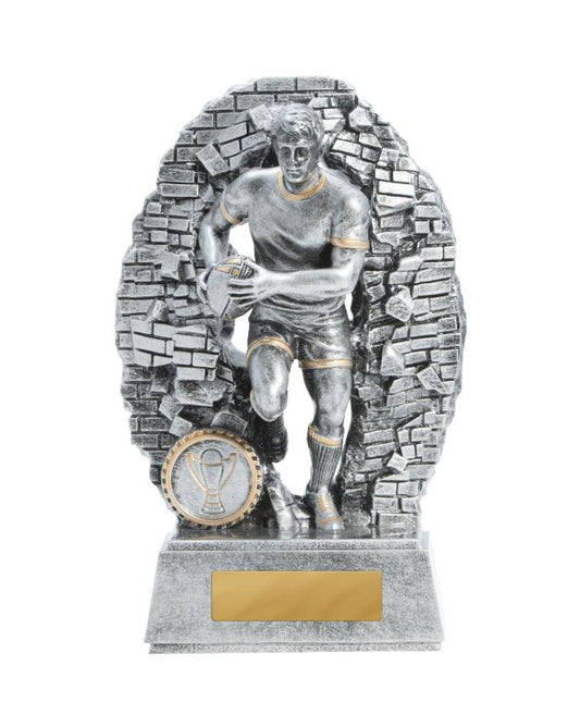 1010-6MC Breaking Down Barriers-Rugby Male 19cm