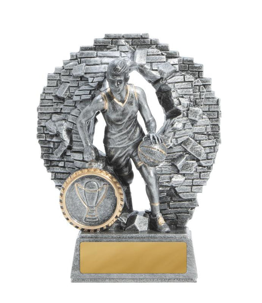 1010-7FA Breaking Down Barriers-Basketball Female 13cm