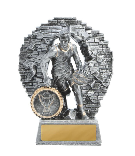 1010-7MA Breaking Down Barriers-Basketball Male 13cm