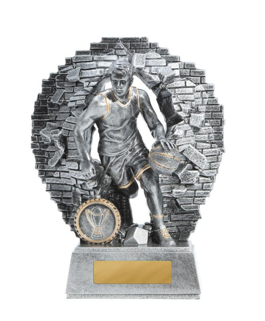 1010-7MC Breaking Down Barriers-Basketball Male 19cm