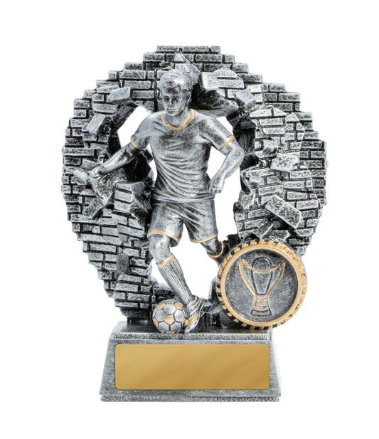 1010-9MA Breaking Down Barriers-Football Male 13cm