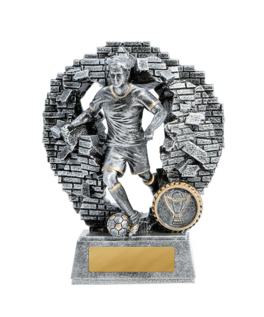 1010-9MB Breaking Down Barriers-Football Male 16cm