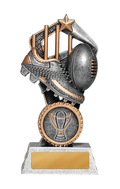 1015-3A Santorini Series - Aussie Rules 12cm