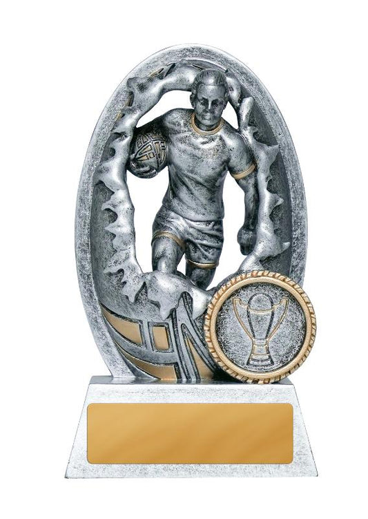 1021-6FA Hit It Up - Rugby Female 13cm