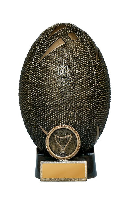 1022-6A Golden Egg - Rugby 15cm