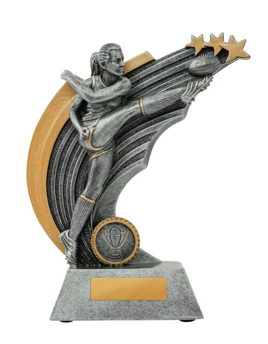 1027-3FC Around the Corner - Aussie Rules Female 19cm